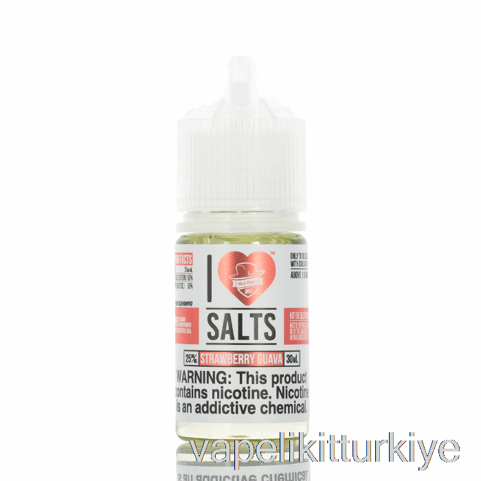 Vape Türkiye çilekli Guava - Tuzları Severim - 30ml 50mg